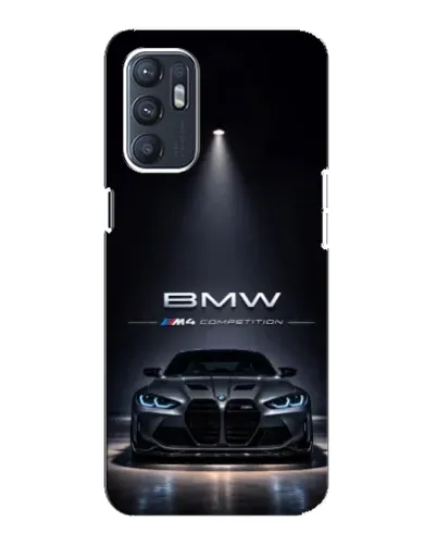 Чехол для OPPO Reno6 5G с картинкой «BMW сквозь ночной город» Чехол для OPPO Reno6 5G с картинкой «BMW сквозь ночной город»