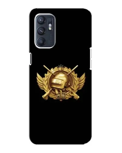 Чехол для OPPO Reno6 5G с картинкой «PUBG — оранжевый градиент» Чехол для OPPO Reno6 5G с картинкой «PUBG — оранжевый градиент»