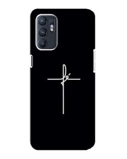 Чохол для OPPO Reno6 5G з картинкою «Тонкий хрест»