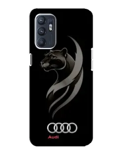 Чохол для OPPO Reno6 5G з картинкою «Графіка — пантера та Audi»