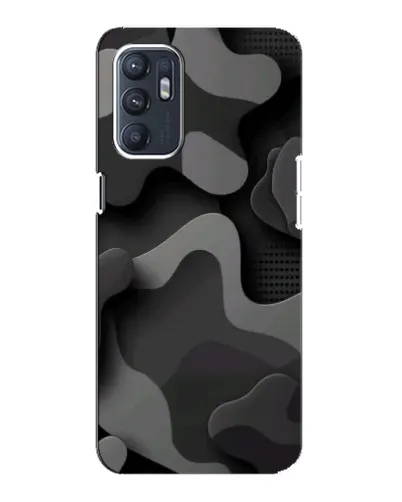 Чехол для OPPO Reno6 5G с картинкой «Темный абстрактный камуфляж» Чехол для OPPO Reno6 5G с картинкой «Темный абстрактный камуфляж»