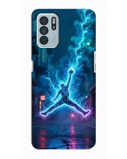 Чехол для OPPO Reno6 Z с картинкой «Jordan Gold Jumpman» Чехол для OPPO Reno6 Z с картинкой «Jordan Gold Jumpman»