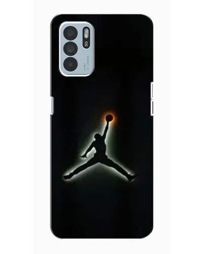 Чехол для OPPO Reno6 Z с картинкой «Jordan Gradient Logo»