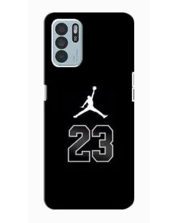 Чехол для OPPO Reno6 Z с картинкой «Jordan Flight 23»
