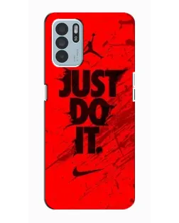 Чехол для OPPO Reno6 Z с картинкой «Nike Just Do It»