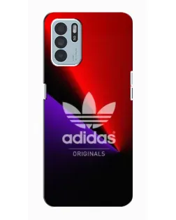 Чехол для OPPO Reno6 Z с картинкой «Adidas Red Neon» Чехол для OPPO Reno6 Z с картинкой «Adidas Red Neon»