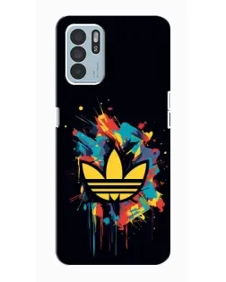 Чехол для OPPO Reno6 Z с картинкой «Adidas Splash» Чехол для OPPO Reno6 Z с картинкой «Adidas Splash»