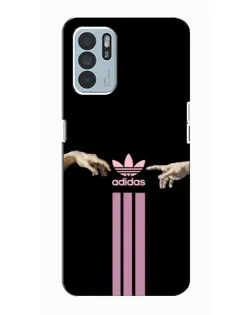 Чехол для OPPO Reno6 Z с картинкой «Adidas Hands»