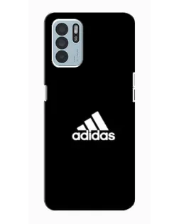 Чехол для OPPO Reno6 Z с картинкой «Adidas Red Style»