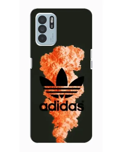 Чехол для OPPO Reno6 Z с картинкой «Оранжевый дым Adidas» Чехол для OPPO Reno6 Z с картинкой «Оранжевый дым Adidas»