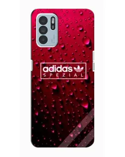 Чехол для OPPO Reno6 Z с картинкой «Adidas Gold Marble»