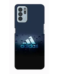 Чехол для OPPO Reno6 Z с картинкой «Adidas Water Drops»