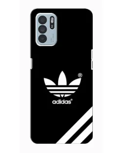 Чехол для OPPO Reno6 Z с картинкой «Adidas с диагональными полосами»