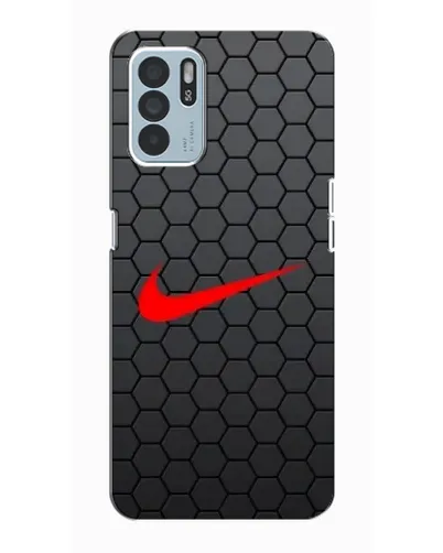Чехол для OPPO Reno6 Z с картинкой «Nike — карбоновая сетка» Чехол для OPPO Reno6 Z с картинкой «Nike — карбоновая сетка»