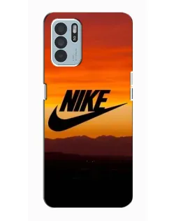 Чехол для OPPO Reno6 Z с картинкой «Nike — вечерний горизонт»