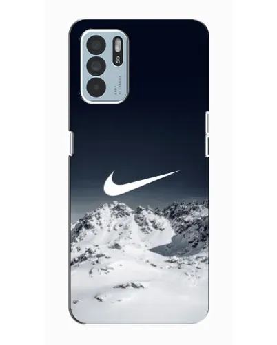 Чехол для OPPO Reno6 Z с картинкой «Nike — зимние горы» Чехол для OPPO Reno6 Z с картинкой «Nike — зимние горы»