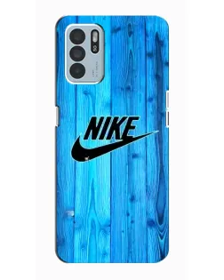 Чехол для OPPO Reno6 Z с картинкой «Голубое дерево Nike»