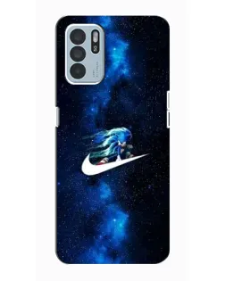 Чехол для OPPO Reno6 Z с картинкой «Звездный путь Nike»