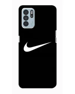 Чехол для OPPO Reno6 Z с картинкой «Минималистический Найк»