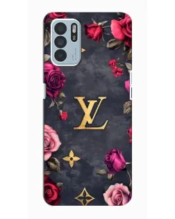Чехол для OPPO Reno6 Z с картинкой «Цветочный Louis Vuitton» Чехол для OPPO Reno6 Z с картинкой «Цветочный Louis Vuitton»