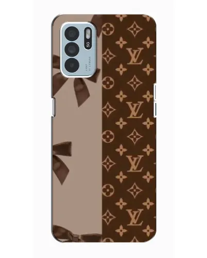Чехол для OPPO Reno6 Z с картинкой «Louis Vuitton — банты»