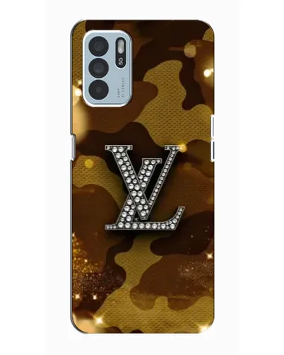 Чехол для OPPO Reno6 Z с картинкой «Камуфляжный Louis Vuitton»