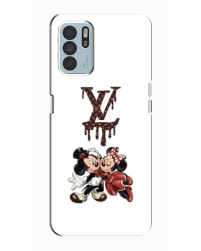 Чехол для OPPO Reno6 Z с картинкой «LV и Микки Маус»