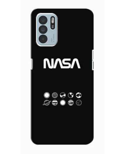 Чехол для OPPO Reno6 Z с картинкой «NASA — технический принт»