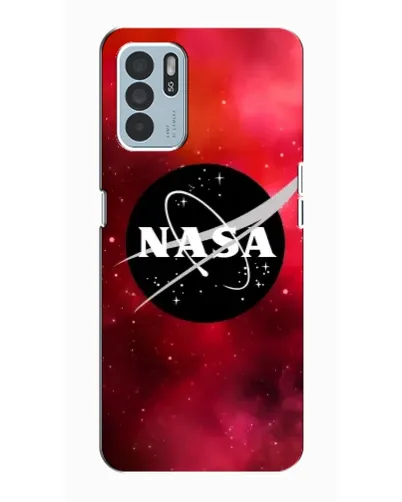Чехол для OPPO Reno6 Z с картинкой «NASA — красная туманность»