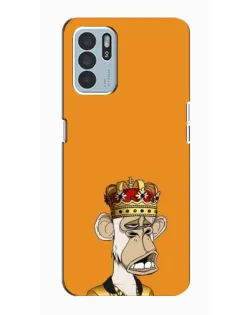 Чехол для OPPO Reno6 Z с картинкой «Золотая обезьяна Bored Ape» Чехол для OPPO Reno6 Z с картинкой «Золотая обезьяна Bored Ape»