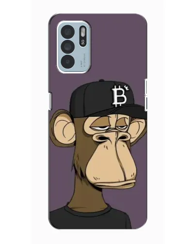 Чехол для OPPO Reno6 Z с картинкой «Bored Ape в кепке» Чехол для OPPO Reno6 Z с картинкой «Bored Ape в кепке»