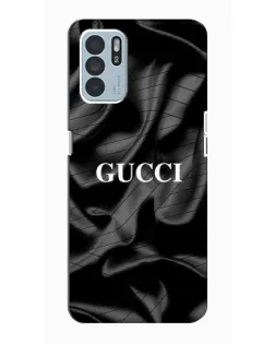 Чехол для OPPO Reno6 Z с картинкой «Gucci — шелковые волны» Чехол для OPPO Reno6 Z с картинкой «Gucci — шелковые волны»