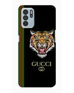 Чехол для OPPO Reno6 Z с картинкой «Тигр Gucci» Чехол для OPPO Reno6 Z с картинкой «Тигр Gucci»