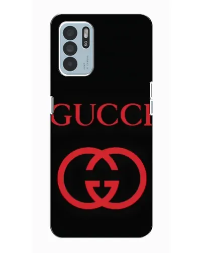 Чехол для OPPO Reno6 Z с картинкой «Gucci — красный логотип» Чехол для OPPO Reno6 Z с картинкой «Gucci — красный логотип»