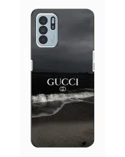 Чехол для OPPO Reno6 Z с картинкой «Gucci — морской прибой»