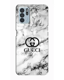 Чехол для OPPO Reno6 Z с картинкой «Gucci — мраморный шик»
