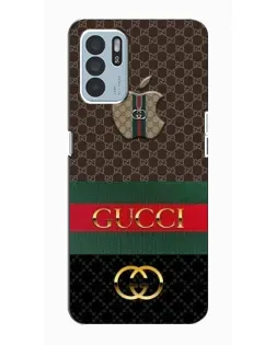 Чехол для OPPO Reno6 Z с картинкой «Gucci — брендированный десерт»