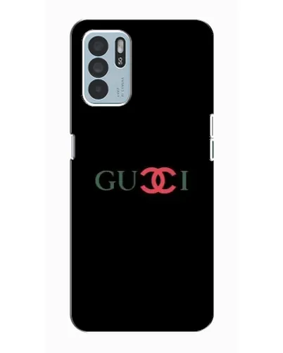 Чехол для OPPO Reno6 Z с картинкой «Gucci — красный градиент» Чехол для OPPO Reno6 Z с картинкой «Gucci — красный градиент»