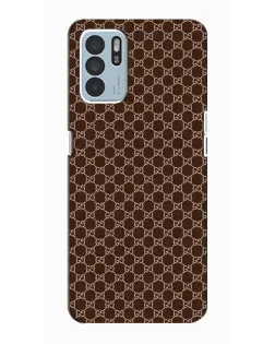 Чехол для OPPO Reno6 Z с картинкой «Gucci — шоколадная сетка»