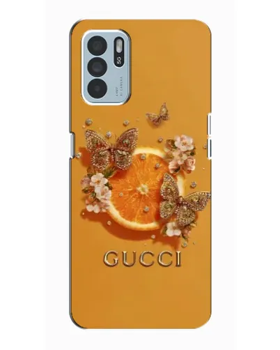 Чехол для OPPO Reno6 Z с картинкой «Gucci — золотые бабочки» Чехол для OPPO Reno6 Z с картинкой «Gucci — золотые бабочки»