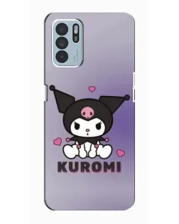 Чехол для OPPO Reno6 Z с картинкой «Kuromi — фиолетовый арт» Чехол для OPPO Reno6 Z с картинкой «Kuromi — фиолетовый арт»