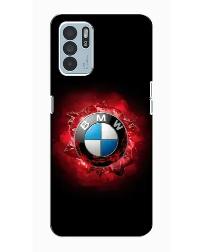 Чехол для OPPO Reno6 Z с картинкой «Логотип BMW — вспышка»