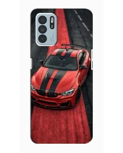 Чехол для OPPO Reno6 Z с картинкой «BMW на красной дорожке»