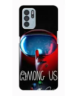 Чохол для OPPO Reno6 Z з картинкою «Червоний імпостер — макро» Чохол для OPPO Reno6 Z з картинкою «Червоний імпостер — макро»