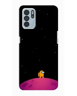 Чохол для OPPO Reno6 Z з картинкою «Самотній герой на планеті» Чохол для OPPO Reno6 Z з картинкою «Самотній герой на планеті»
