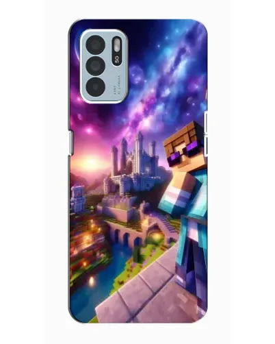 Чехол для OPPO Reno6 Z с картинкой «Стив и космос»
