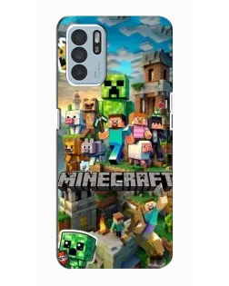 Чохол для OPPO Reno6 Z з картинкою «Замок Minecraft» Чохол для OPPO Reno6 Z з картинкою «Замок Minecraft»