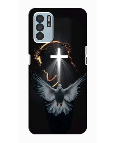 Чехол для OPPO Reno6 Z с картинкой «Голубь и Свет»