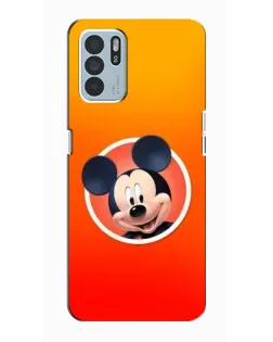 Чехол для OPPO Reno6 Z с картинкой «Mickey в круге»