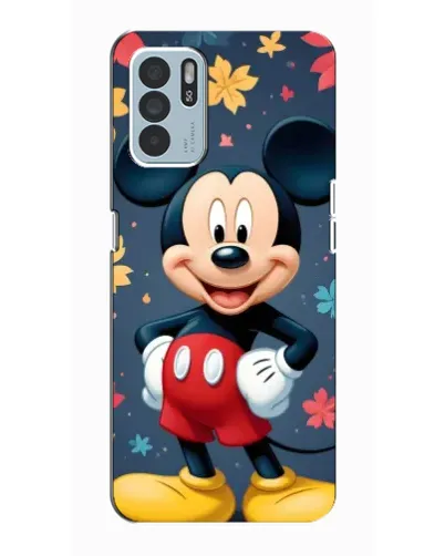 Чехол для OPPO Reno6 Z с картинкой «Осенний Mickey Mouse»